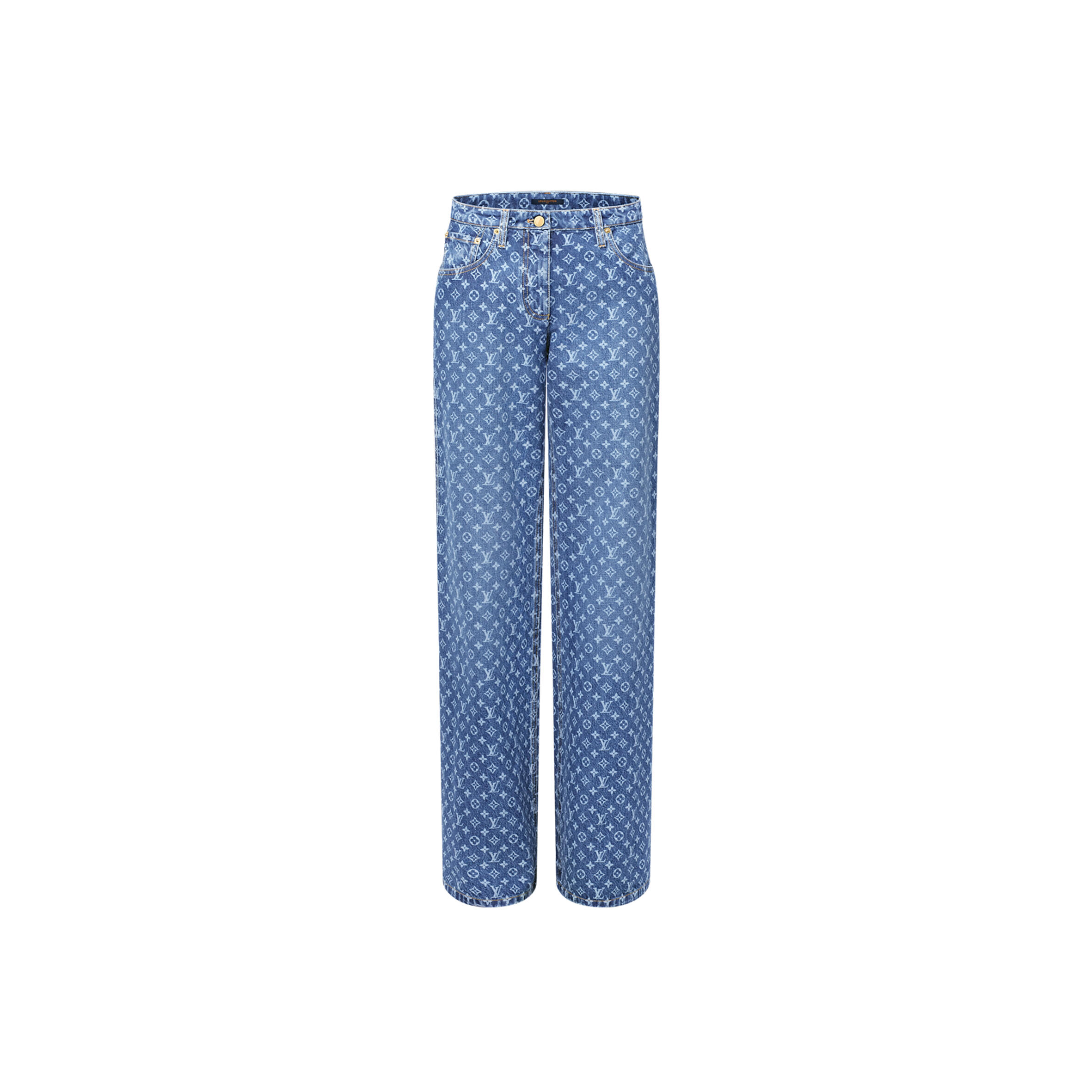 LOUIS VUITTON MONOGRAM FLARED JEANS 1AHENQ